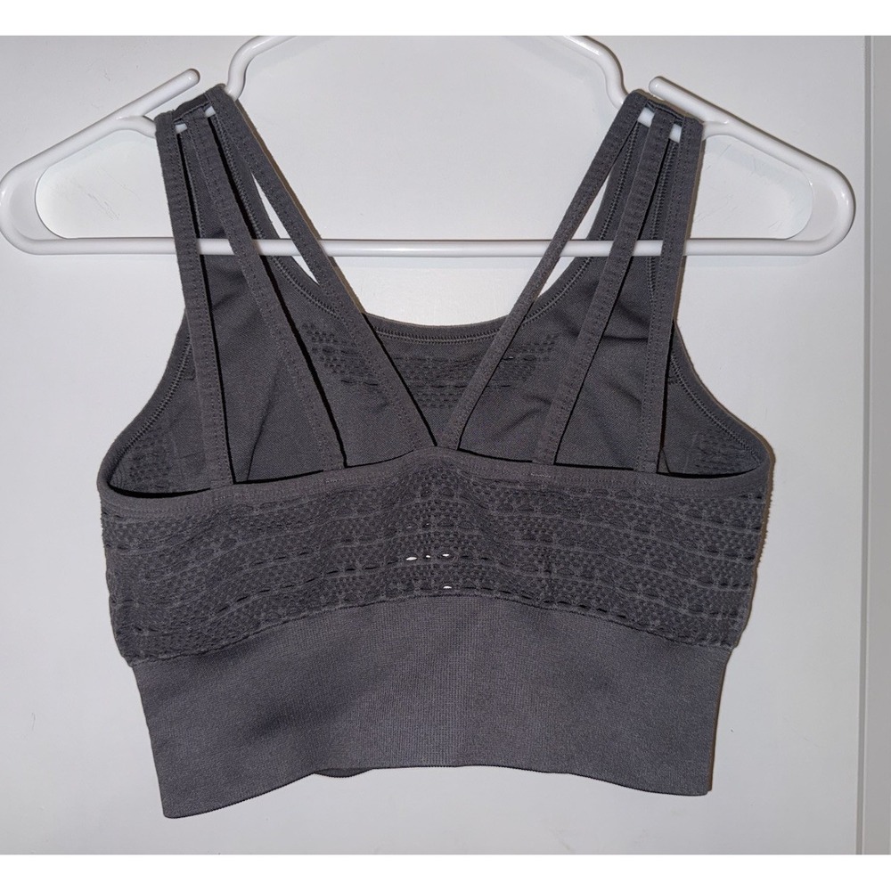 Gymshark Sports‎ Bra Dark Gray Size Small .. No Inserts - Picture 2 of 7